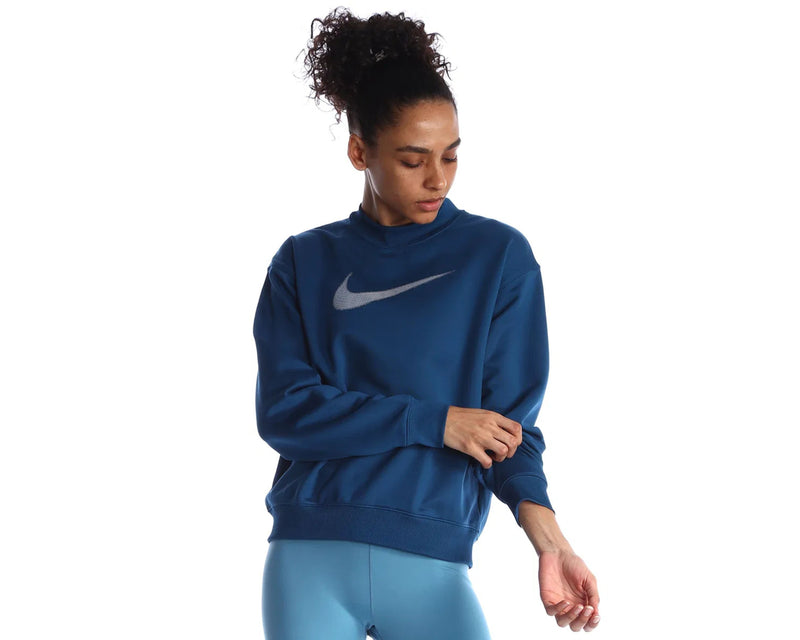 NIKE THERMA-FIT ALL TIME WMNS GRAPHIC CREW-NECK